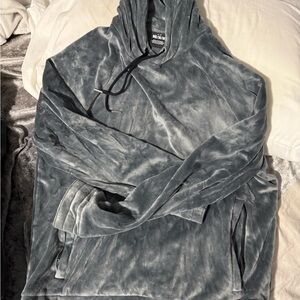 Gray Hooded Sweatshirt